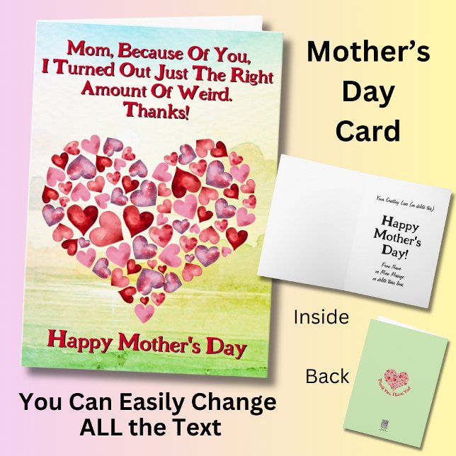 Change Text,  I turned out just the right weird Card (Creator Uploaded)