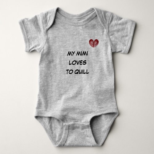 Change Text Newborn to 24mos Gray Jersey  Baby Bodysuit