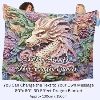 Change Text, Soft Pastels 3D Effect Dragon 60