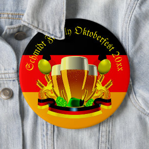 Change Text Year Octoberfest 20xx Beer Glasses Bu Button