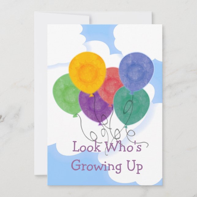 Change the Age Birthday Party Invitation (Front)