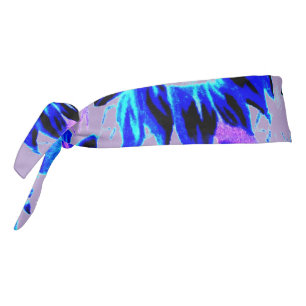 Change the Color Blue Sunflower Tie Headband