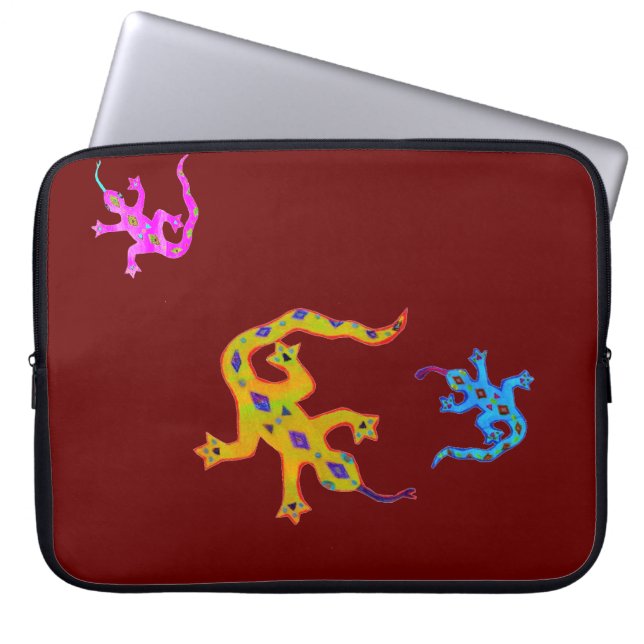 Change the Color Geckos Laptop Sleeve (Front)