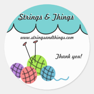Change the color - knitting yarn balls Sticker