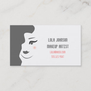 Change the color - Makeup Artist Esthetician Busin Business Card