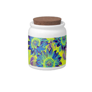 Change the Color Sunflowers 1neg Candy Jar
