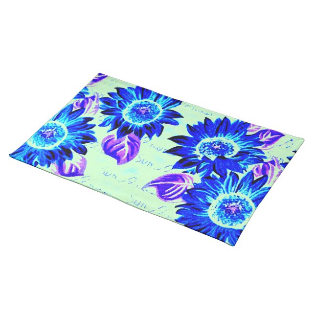Change the Color Wacky Sunflower Placemat (On Table)