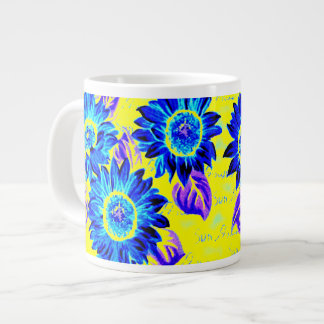 Change the Color Wacky Sunflowers Giant Coffee Mug