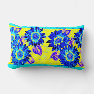 Change the Color Wacky Sunflowers Lumbar Pillow