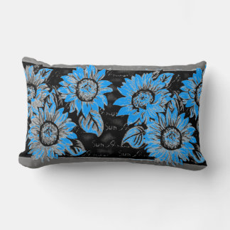 Change the Color Wacky Sunflowers Lumbar Pillow