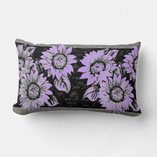 Change the Color Wacky Sunflowers Lumbar Pillow
