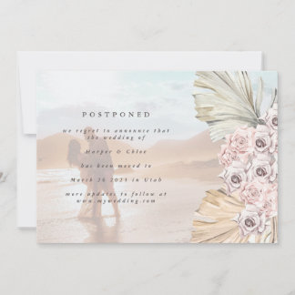 Change The Date Bohemian Pampas Postponed The Date Save The Date