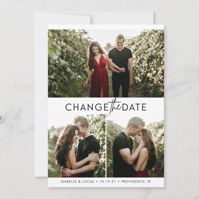 Change the Date Card with Photos (Front)