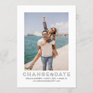 Change the Date Photo Card