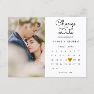 Calendar Save The Date Cards Zazzle