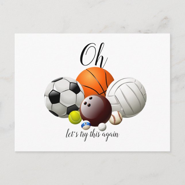 Change the Date Postponed Cancelled Event Fun Announcement Postcard (Front)