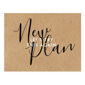 Change the Date Postponed Cancelled Event Rustic Postcard