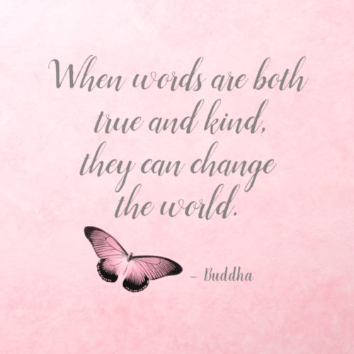 Change the World Buddha Quote  Wall Decal
