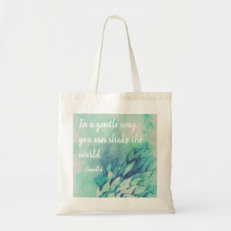 Change the World Watercolor Tote Bag
