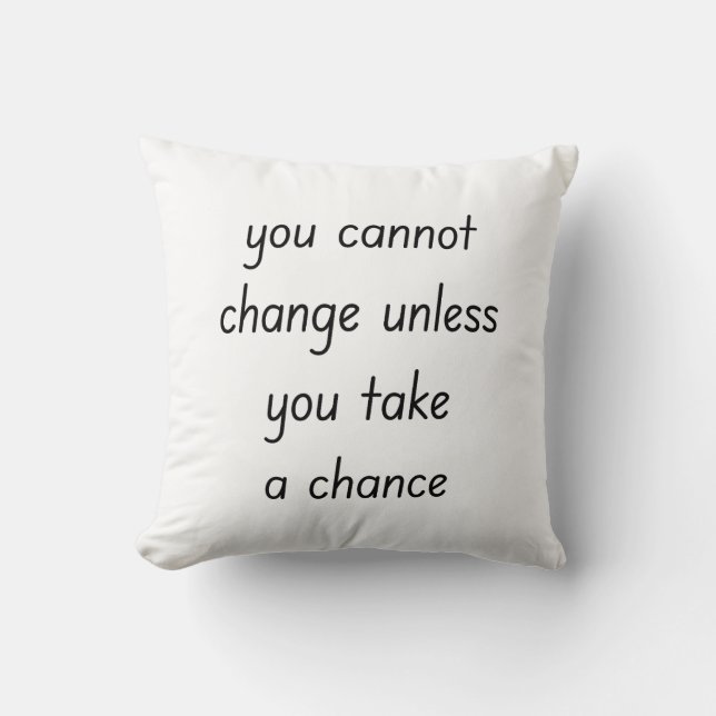 Change Throw Pillow (Front)