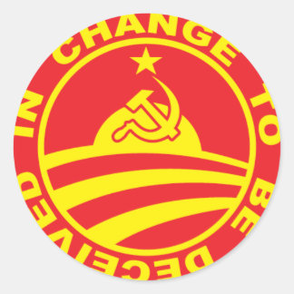 Change To Be Deceived In (round sticker) Classic Round Sticker
