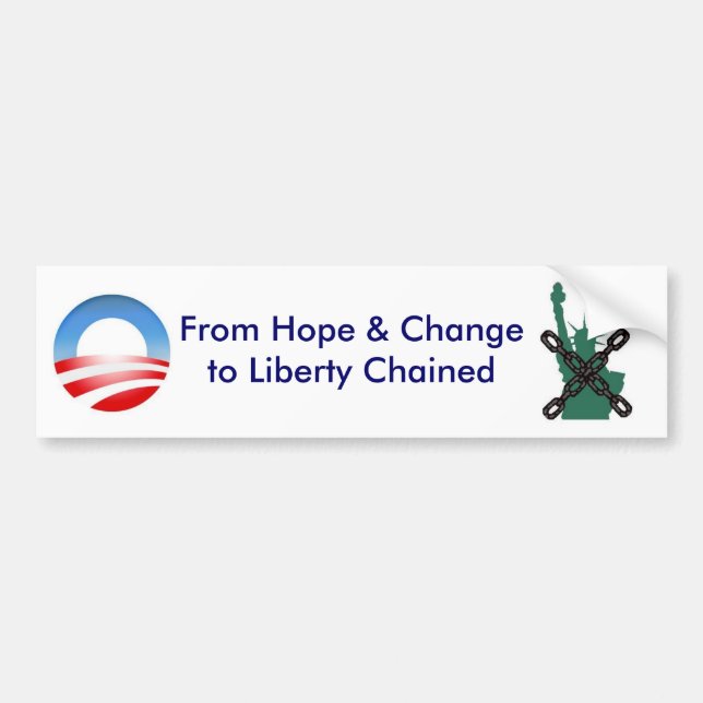 Change to Chained Bumper Sticker (Front)