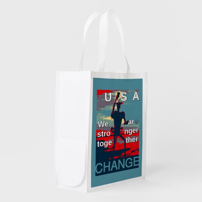 Change USA Today Grocery Bag (Front Side)