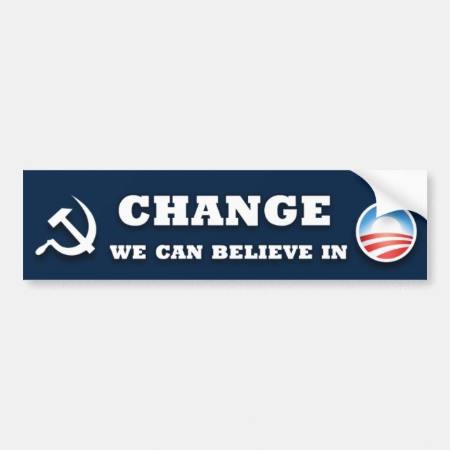 Change We Can Believe In Bumper Sticker (Front)