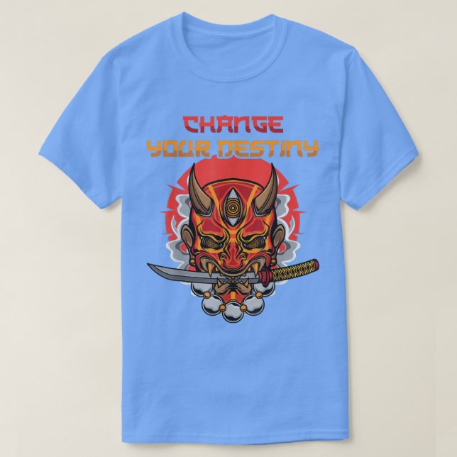 Change Your Destiny - Anime Ninjas - Manga Samurai T-Shirt (Design Front)
