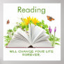 Change Your Life with Reading Poster