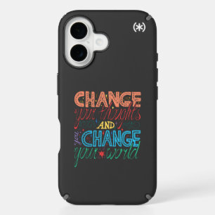 Change Your Thoughts and Change Your World  Tags: iPhone 16 Case