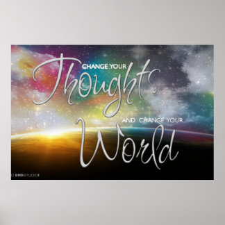 Change Your World Canvas Poster