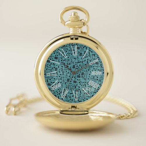 CHANGEABLE BACKGROUND COLOR POCKET WATCH
