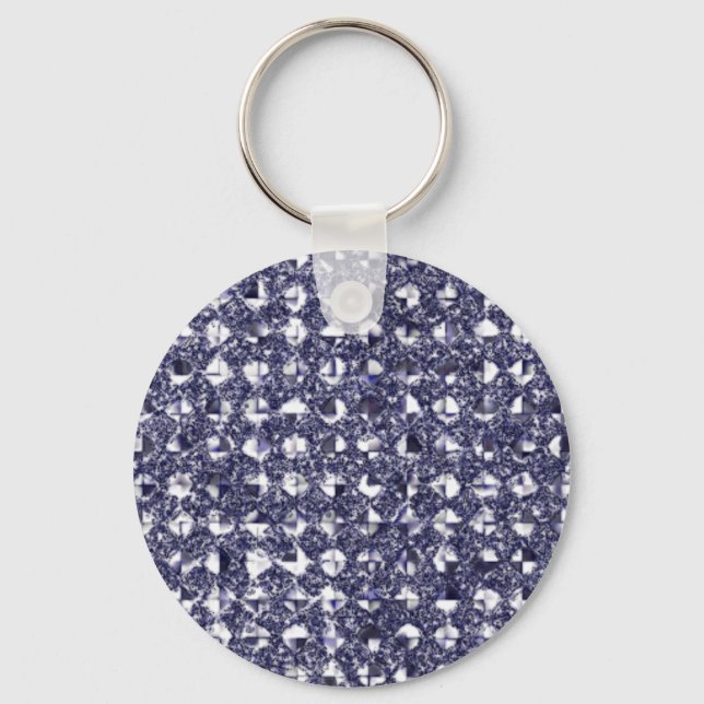 Changeable Hint of Color Sequin Effect Key Chain (Front)
