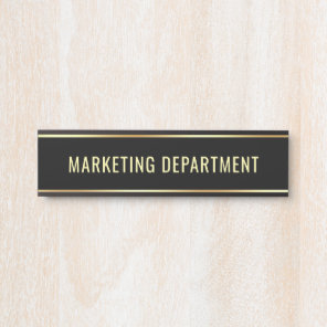 Changeable Marketing Department Name Template Door Sign