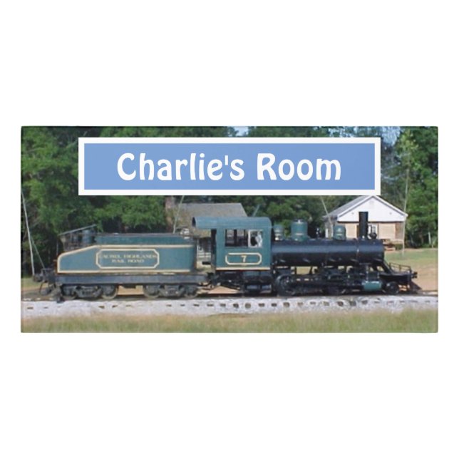 Changeable name Train Door Sign (Classic Front)