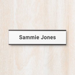 Changeable Office Name Plate for Door Custom