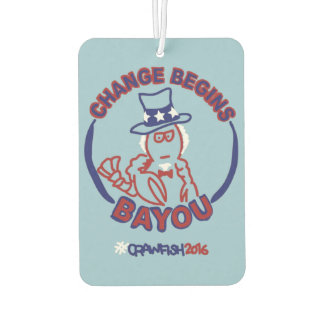 #ChangeBeginsBayou Car Air Freshener