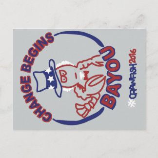 #ChangeBeginsBayou Postcard