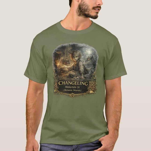 Changeling Folklore  – Malartán Sí (Between Worlds T-Shirt (Front)