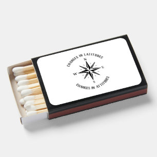 Changes in Latitudes, Changes in Attitudes compass Matchboxes