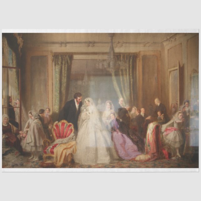 Changing Homes (Married Life) (Wedding Gift) Tissue Paper (Front)