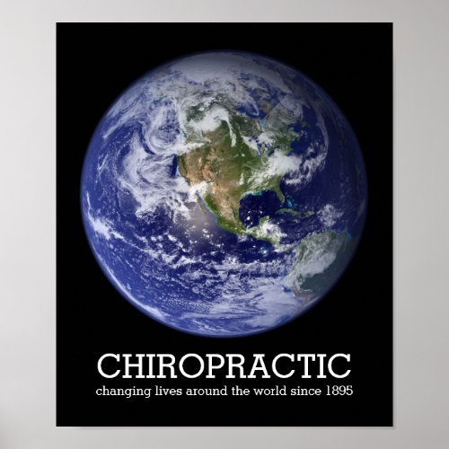 Changing Lives Around The World 1895 Chiropractic Poster