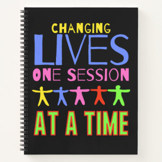 Changing Lives One Session At A Time  Notebook