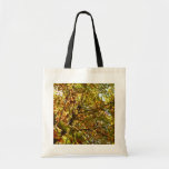 Changing Maple Tree Green and Gold Autumn Tote Bag
