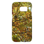 Changing Maple Tree Green and Gold Fall Color Samsung Galaxy S7 Case
