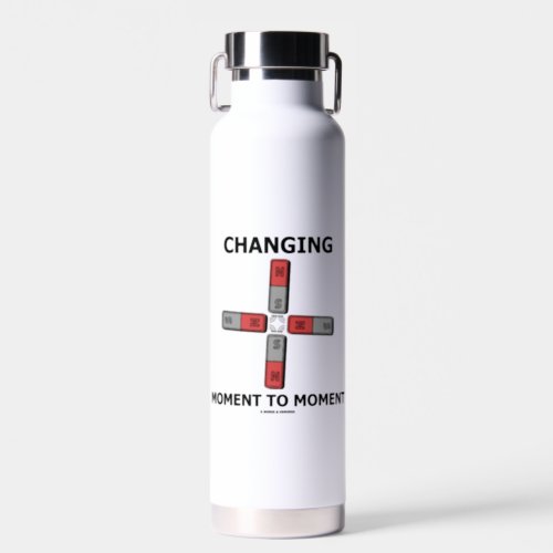 Changing Moment To Moment Magnetism Humor Water Bottle