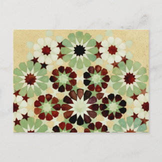 'Changing Seasons' Islamic geometry postcard