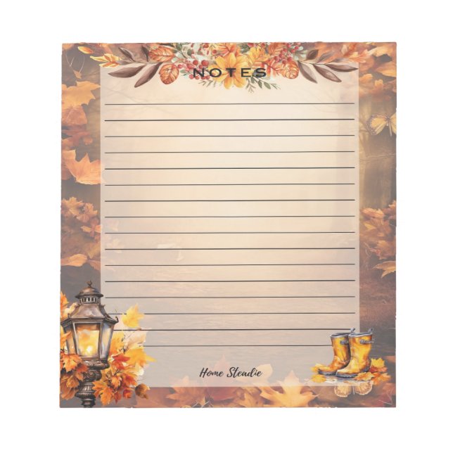 Changing Seasons Notepad (Front)