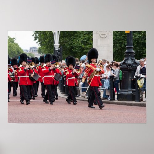 Changing the Guard at Buckingham Palace Poster
